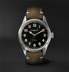 Montblanc - 1858 Geosphere Limited Edition Automatic 40mm Stainless Steel and Nubuck Watch - Black