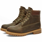 Timberland Men's 6" Premium Boot in Medium Brown Full Grain