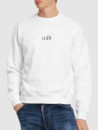 DSQUARED2 - Printed Logo Cotton Crewneck Sweatshirt
