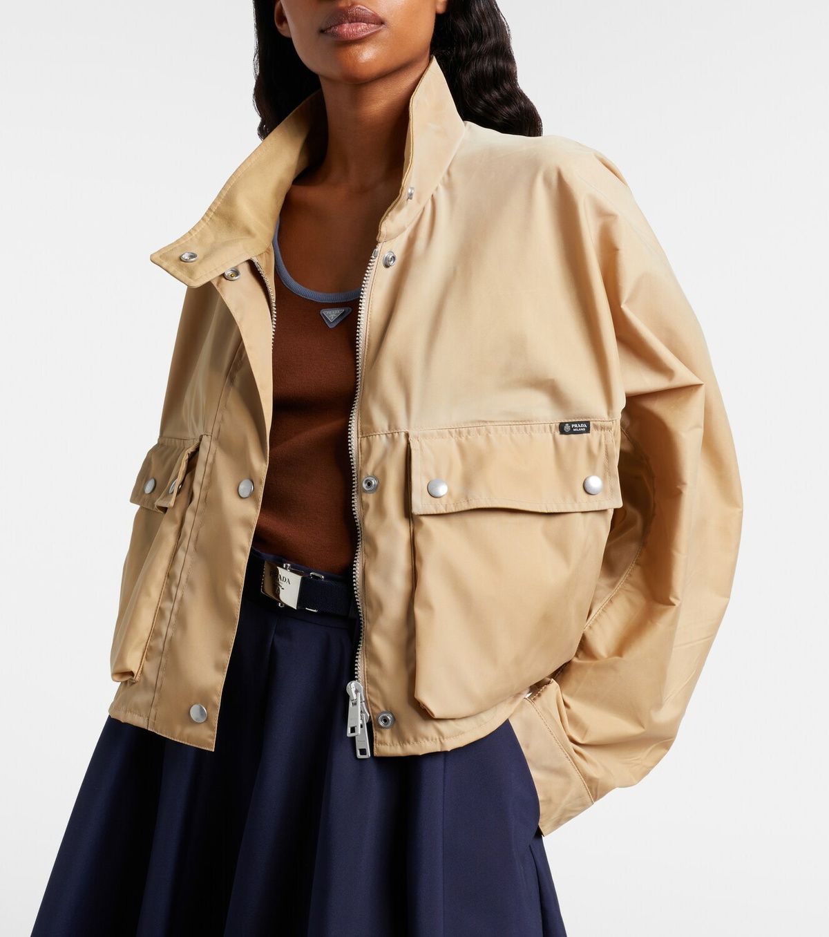 Prada Re-Nylon cropped jacket