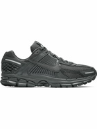 Nike - Zoom Vomero 5 Leather and Rubber-Trimmed Mesh Sneakers - Black