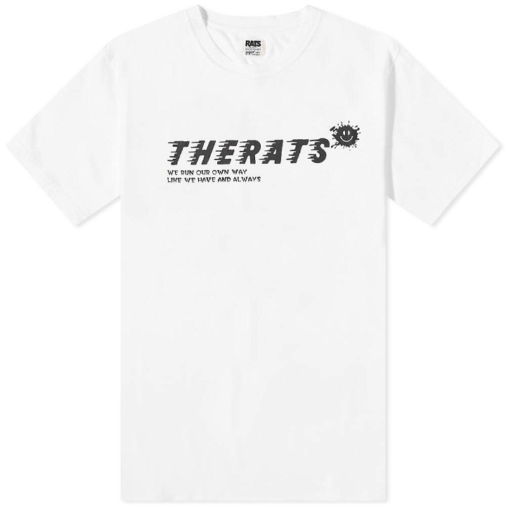 Photo: Rats Men's Rocket T-Shirt in White