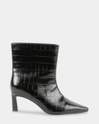 Steve Madden Delight Booties in Black Exotic