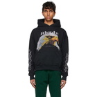 Rhude Black Bald Eagle Hoodie