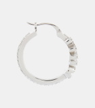 Miu Miu Logo crystal-embellished earrings