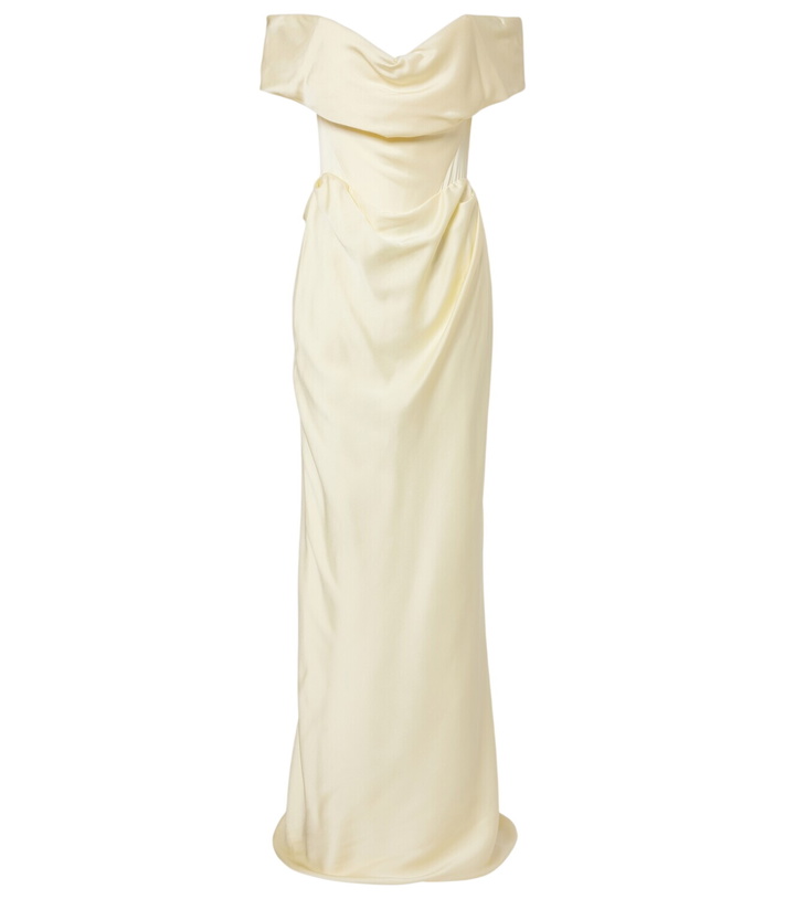 Photo: Vivienne Westwood Nova Cocotte draped satin bustier gown