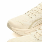 Puma Men's Running Deviate NITRO 4 Sneaker in Alpine Snow/Warm White