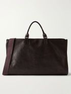 Bennett Winch - Trifold Leather Suit Carrier - Brown