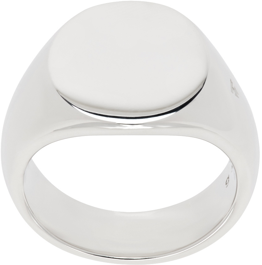 Tom Wood Silver Oval Polished Ring