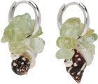 Santangelo SSENSE Exclusive Green & Silver Baba Earrings
