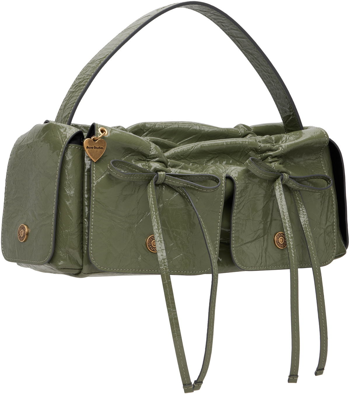 Acne Studios Khaki Multipocket Shoulder Bag