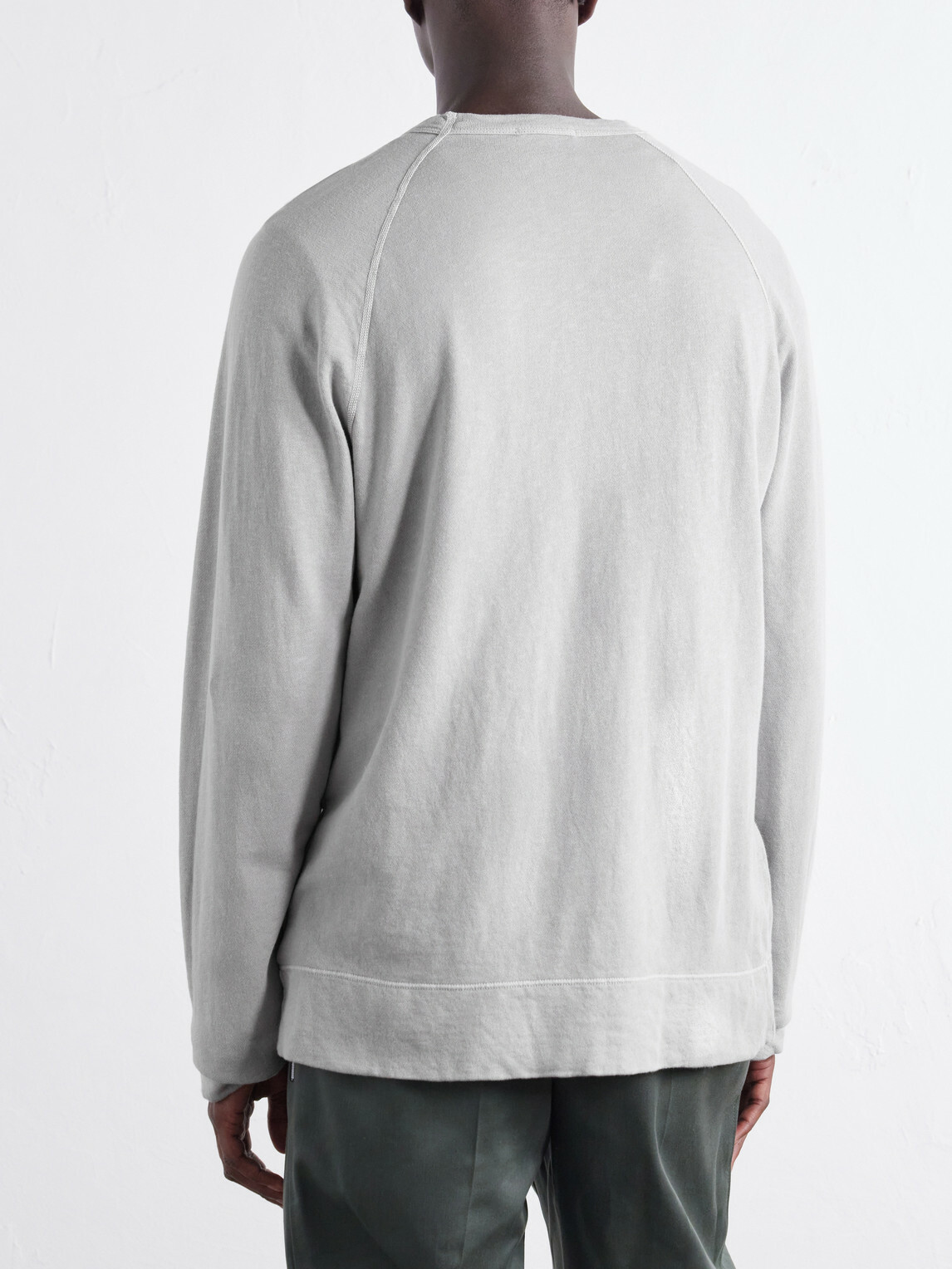 James Perse - Garment-Dyed Loopback Supima Cotton-Jersey Sweatshirt - Gray