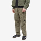 C.P. Company Men's Micro Reps Cargo Trouser in Bronze Green