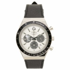 Timex x Peanuts Q Chrono Watch in Silver/Black 
