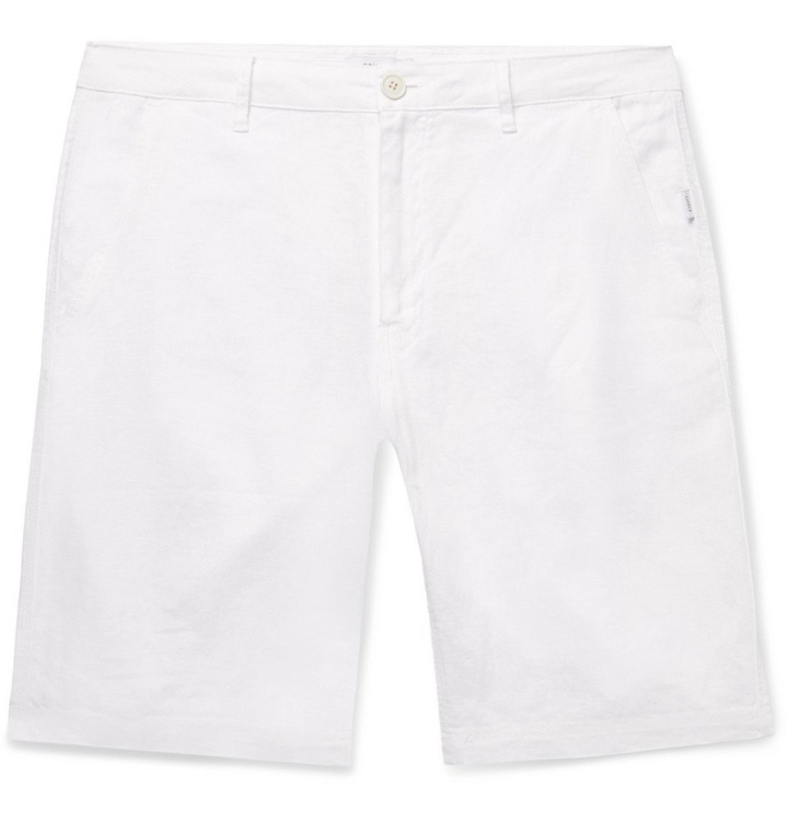 Photo: Onia - Austin Slim-Fit Linen Shorts - Men - White