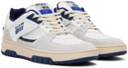 MSGM White & Navy New RCK Sneakers