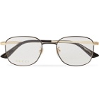 Gucci - Square-Frame Gold-Tone Optical Glasses - Gold