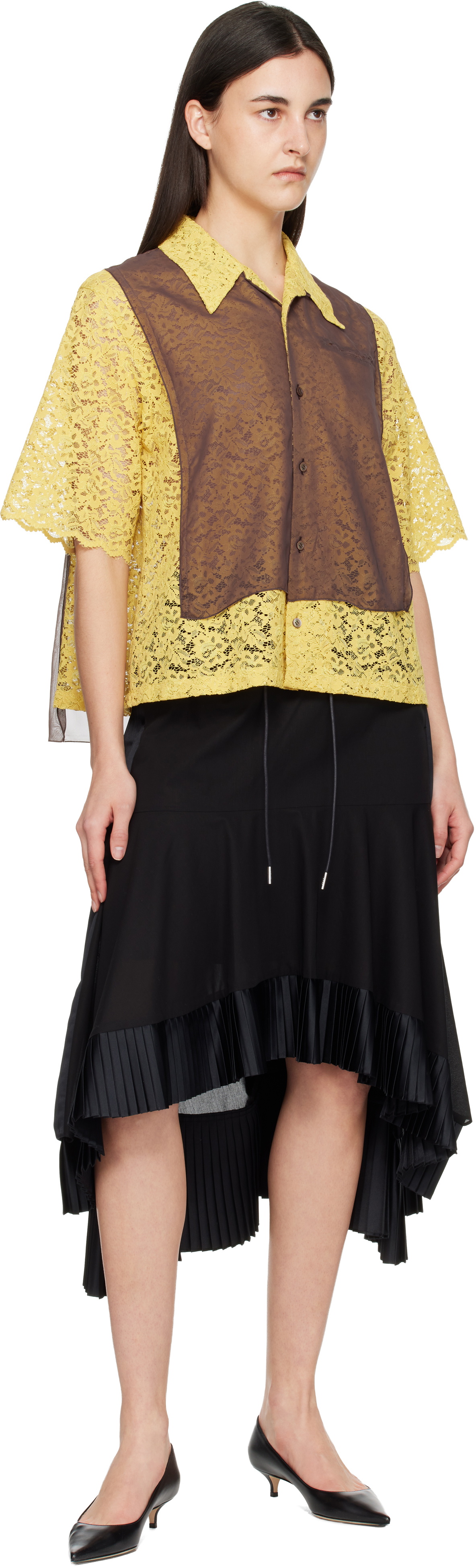 UNDERCOVER Yellow & Brown UP1F1406 Shirt