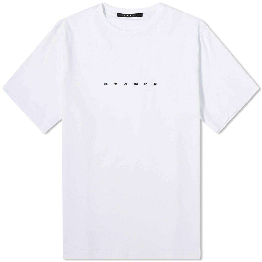 Stampd Men's Strike Logo Perfect T-Shirt in White Stampd