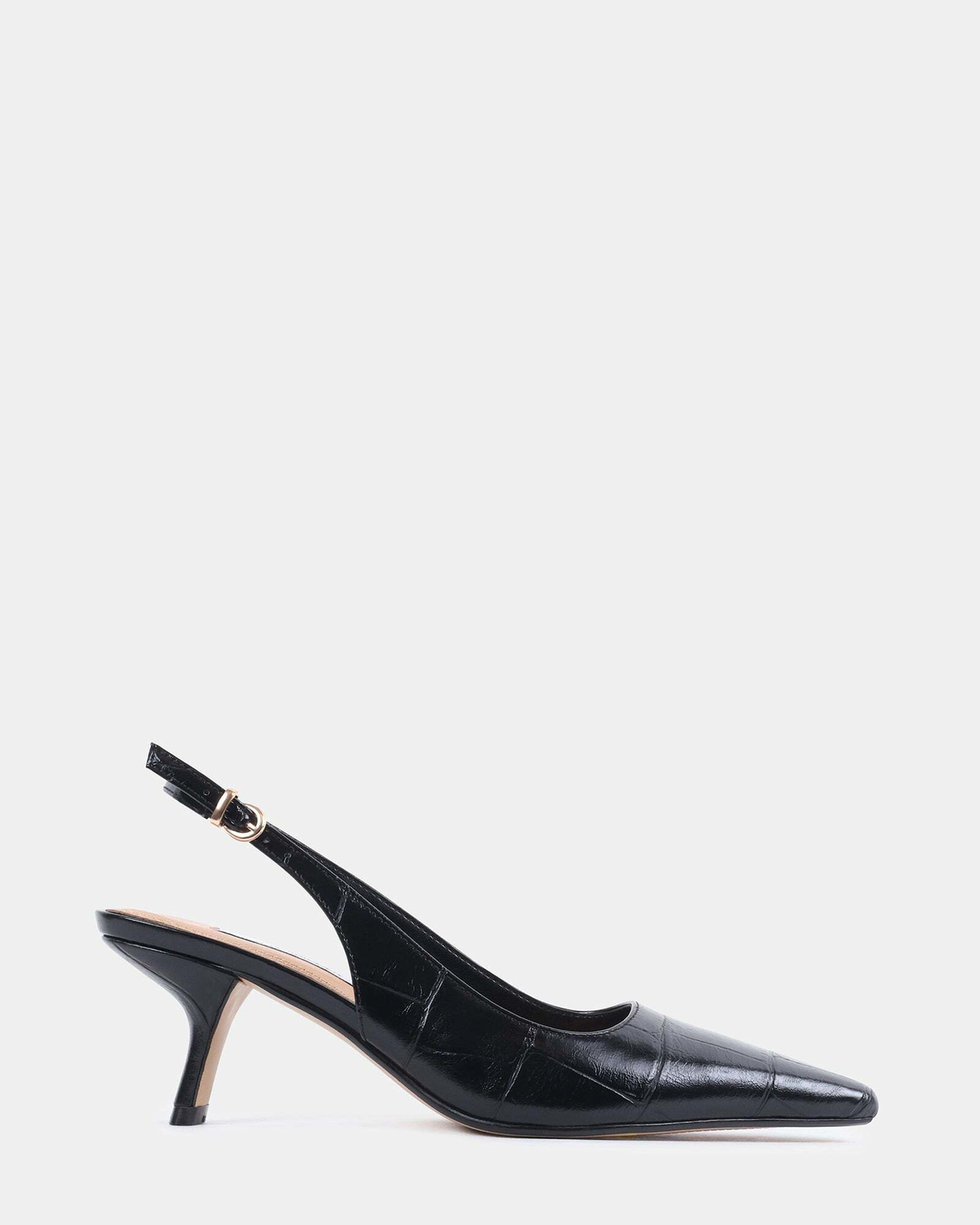 Steve Madden Charming Heels in Black Exotic