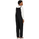 BEAMS PLUS Black Garment-Dyed Mil Overalls