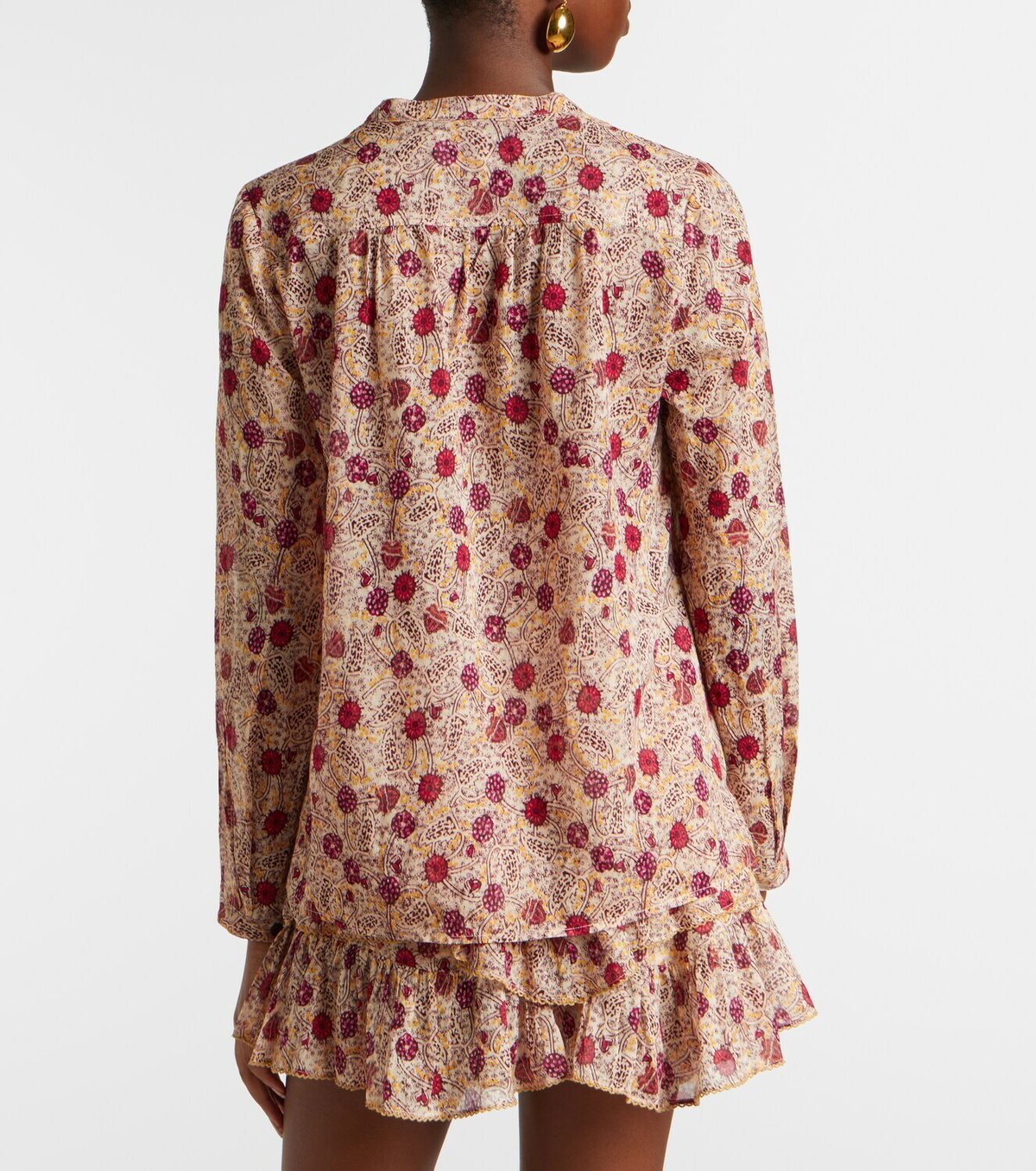 Marant Etoile Maria printed cotton shirt