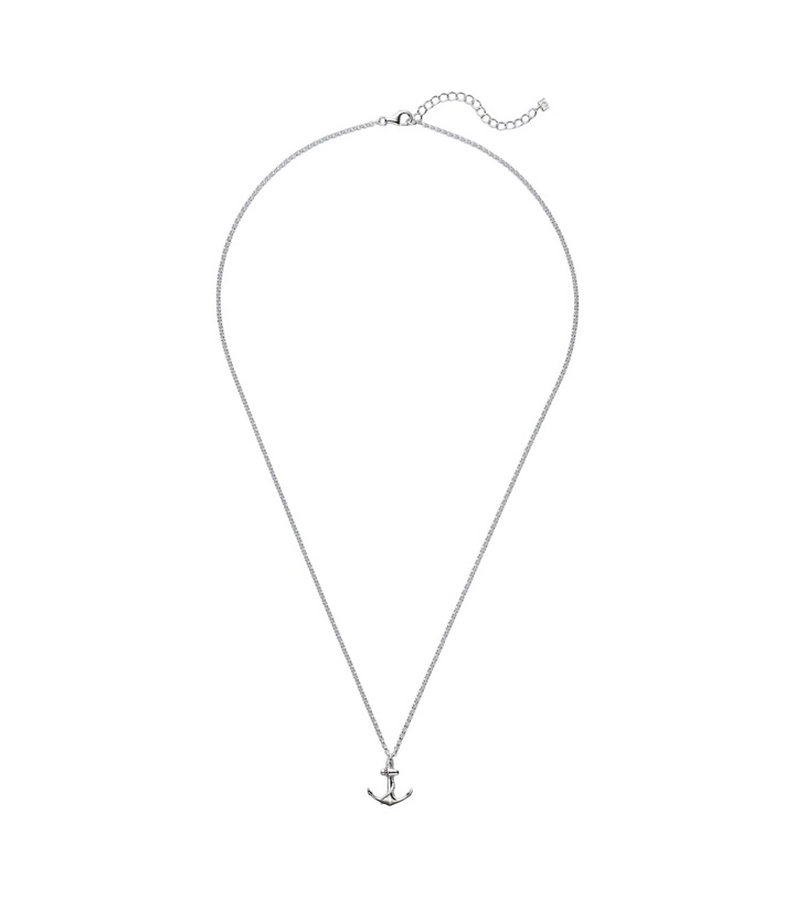 Photo: Mateo Anchor Lock Small sterling silver chain necklace