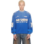 Satoshi Nakamoto Blue Mesh Moto Jersey