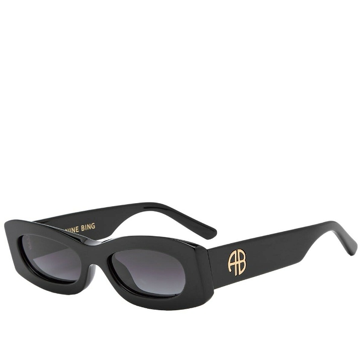 Photo: Anine Bing Women's Malibu Sunglasses in Black 