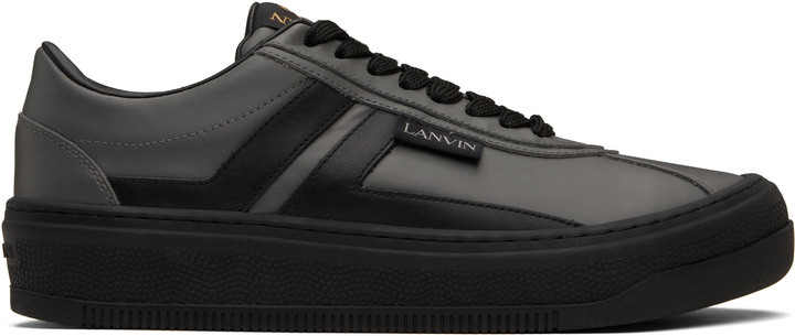 Photo: Lanvin Gray & Black 'Cash by Lanvin' Sneakers