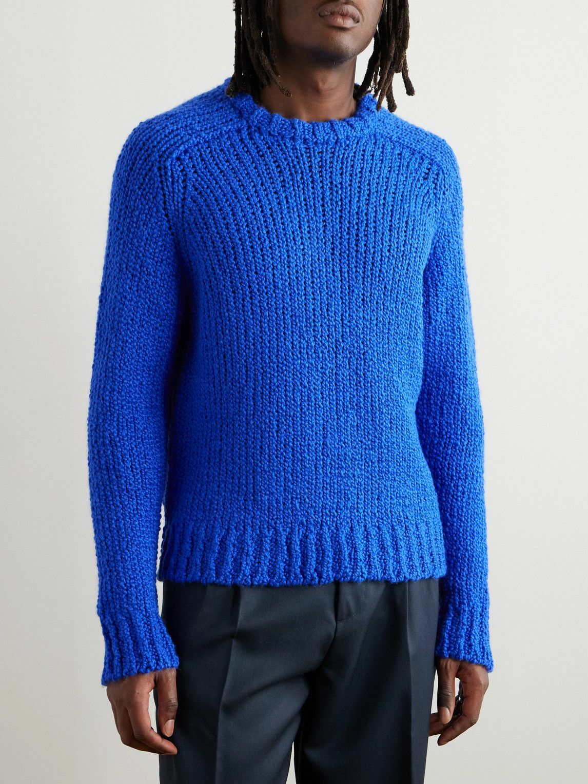 A Kind Of Guise - Chachani Oversized Alpaca-Blend Sweater - Blue A