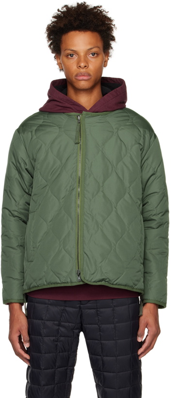Photo: TAION Green Military Reversible Down Jacket