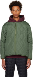 TAION Green Military Reversible Down Jacket