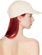 Courrèges Beige AC Embroidered Washed Cap