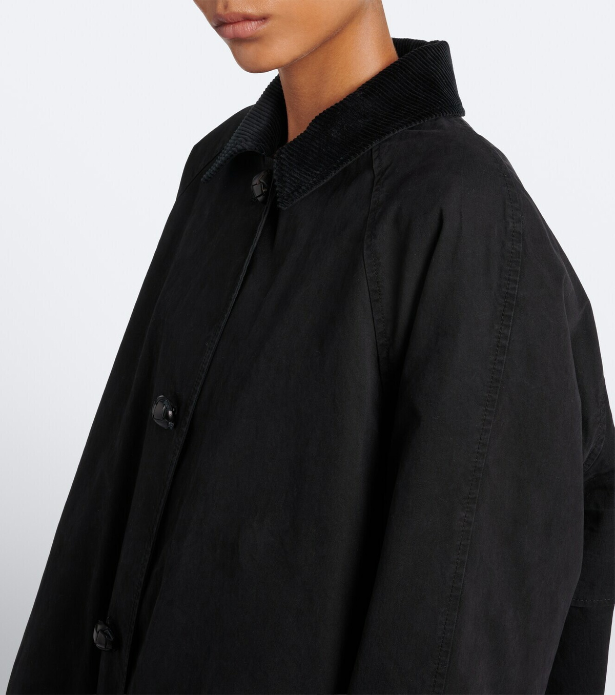 The Row Ina cotton gabardine coat