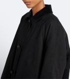The Row Ina cotton gabardine coat