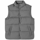 SOPHNET. Men's Ripstop Down Vest in Grey