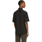 The Row Black Tomek Short Sleeve Shirt