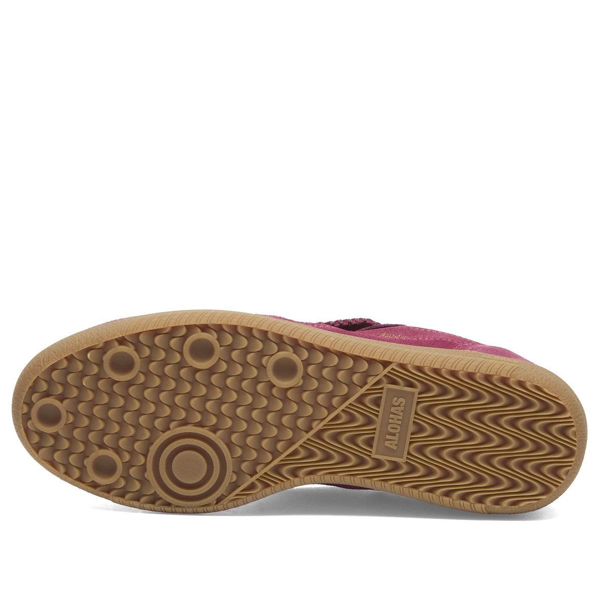 ALOHAS Women's TB 490 Club Suede Leather Sneakers in Suede Raspberry