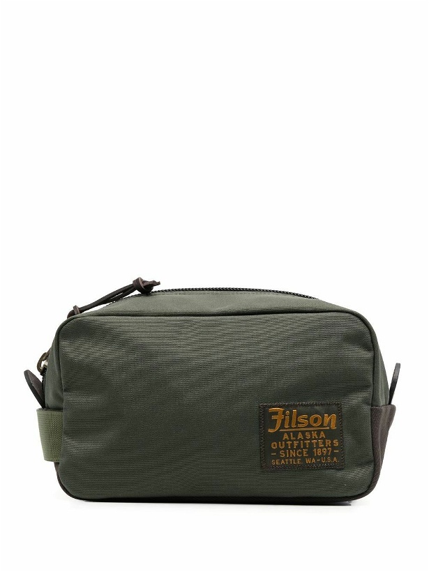 Filson - Logo-Print TPU-Coated 840D Nylon Dry Sling Backpack - Green Filson