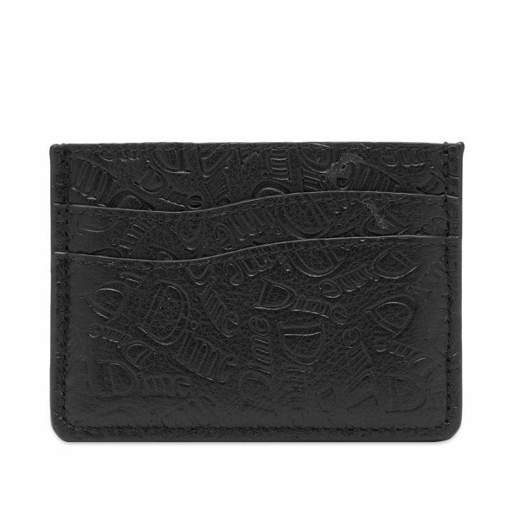 Photo: Dime Men's Haha Leather Cardholder in Black 