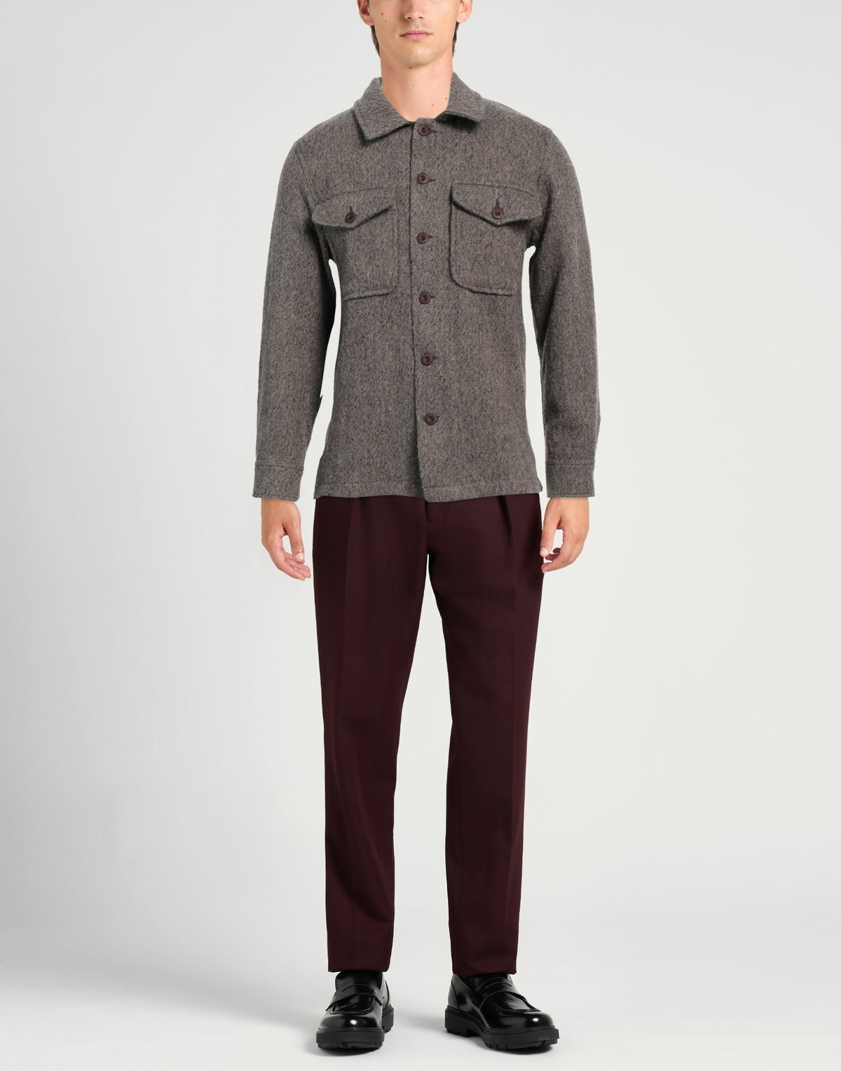 Sandro Mens Shirt in Brown
