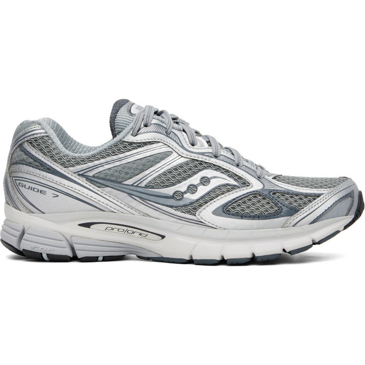 Photo: Saucony Gray Progrid Guide 7 Sneakers