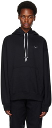 Nike Black Embroidered Hoodie