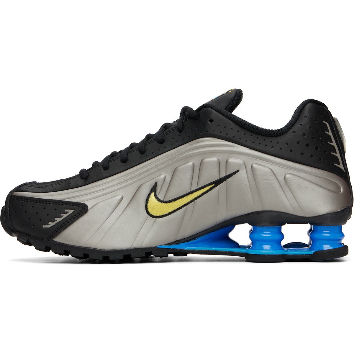 Nike Gray & Black Shox R4 Sneakers