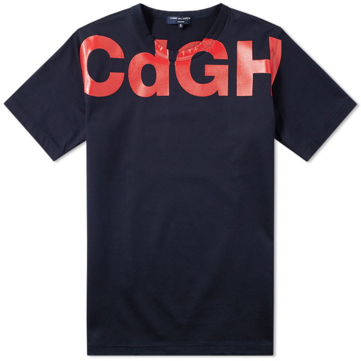 Photo: Comme des Garcons Homme Logo Print Tee