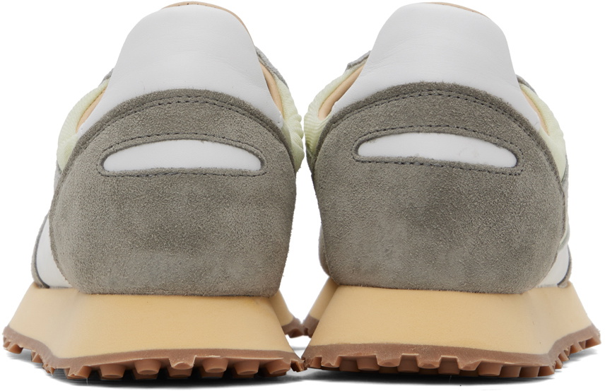 Spalwart Green & Gray Tempo Low Transparent Sneakers