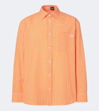 Loewe Checked cotton-blend shirt