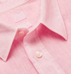 120% - Garment-Dyed Linen Shirt - Pink