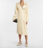 Nanushka - Berna faux leather wrap midi dress